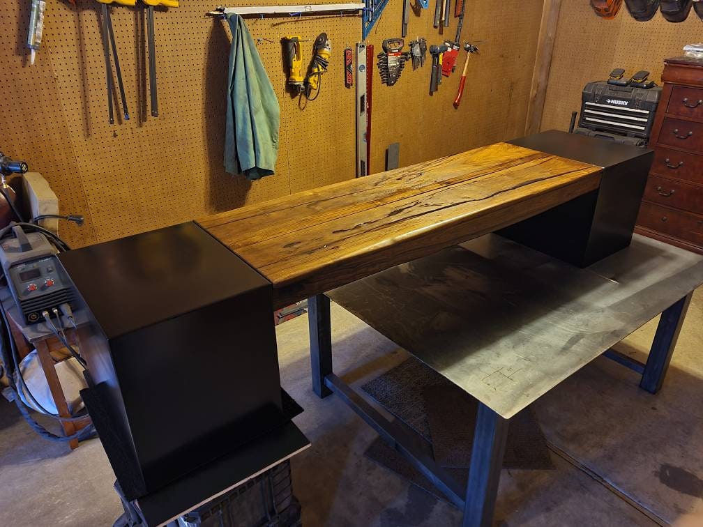 Start a Discussion! - Custom Designed Hallway/Mudroom Bench - Handmade to Order - Colorado made furniture