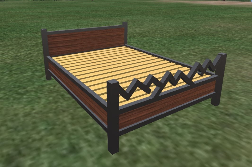 Start a Discussion! - Mountain Bed - Industrial Rustic - Handmade in Colorado