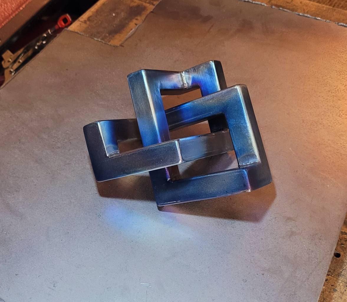 Made to Order! - Heat Treated Metal Infiniti Cube