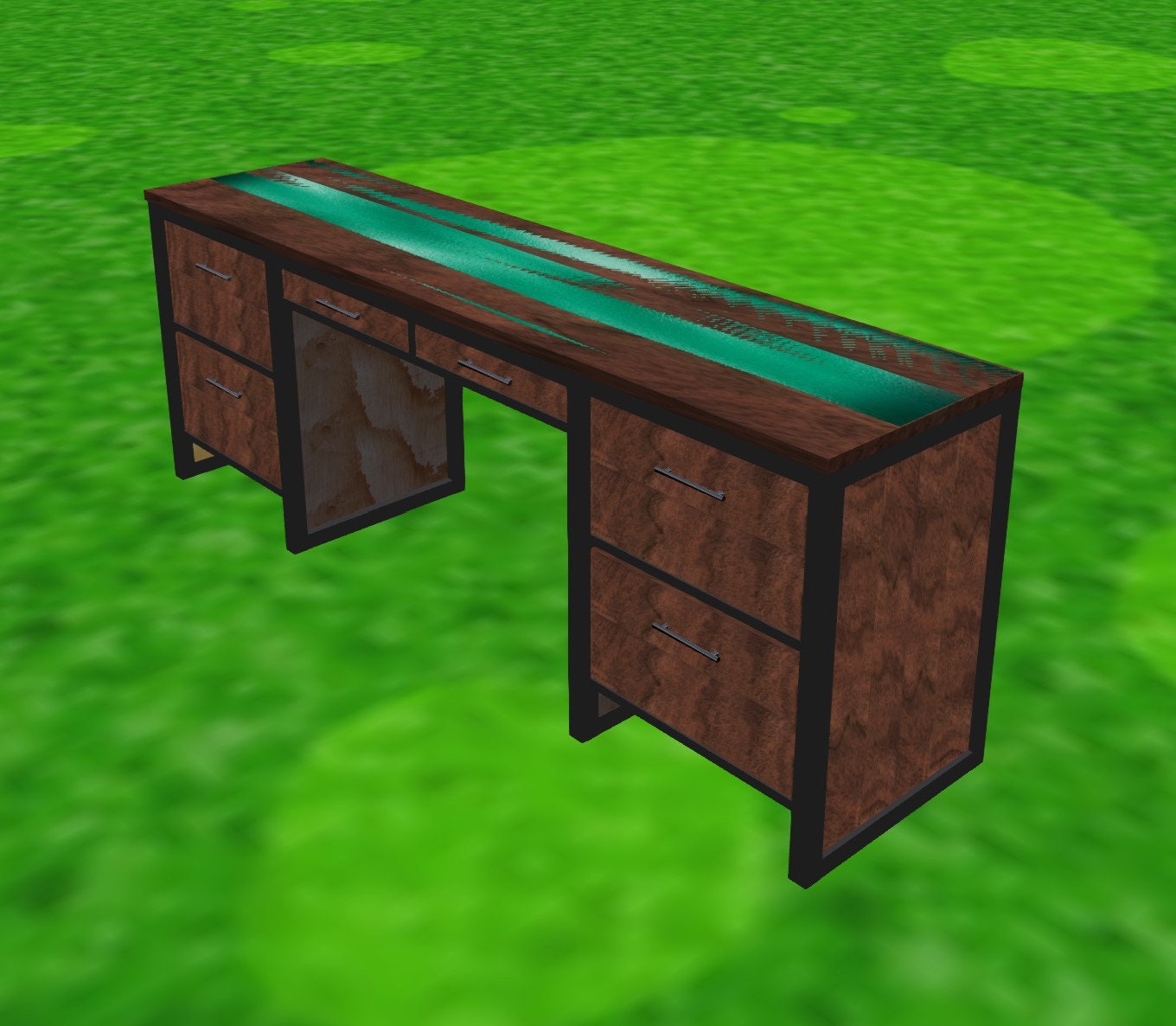 Start a Discussion! - Custom Epoxy Desk Handmade in Colorado
