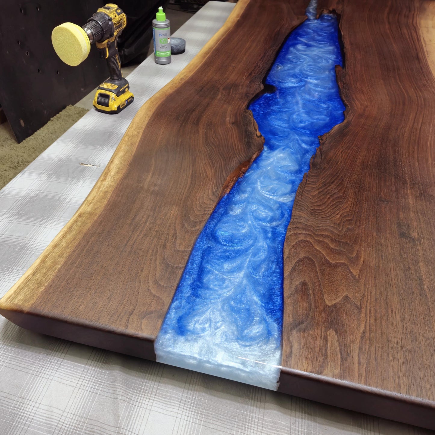 Epoxy River Table - Large Dining Room Table - New Home Furnishings