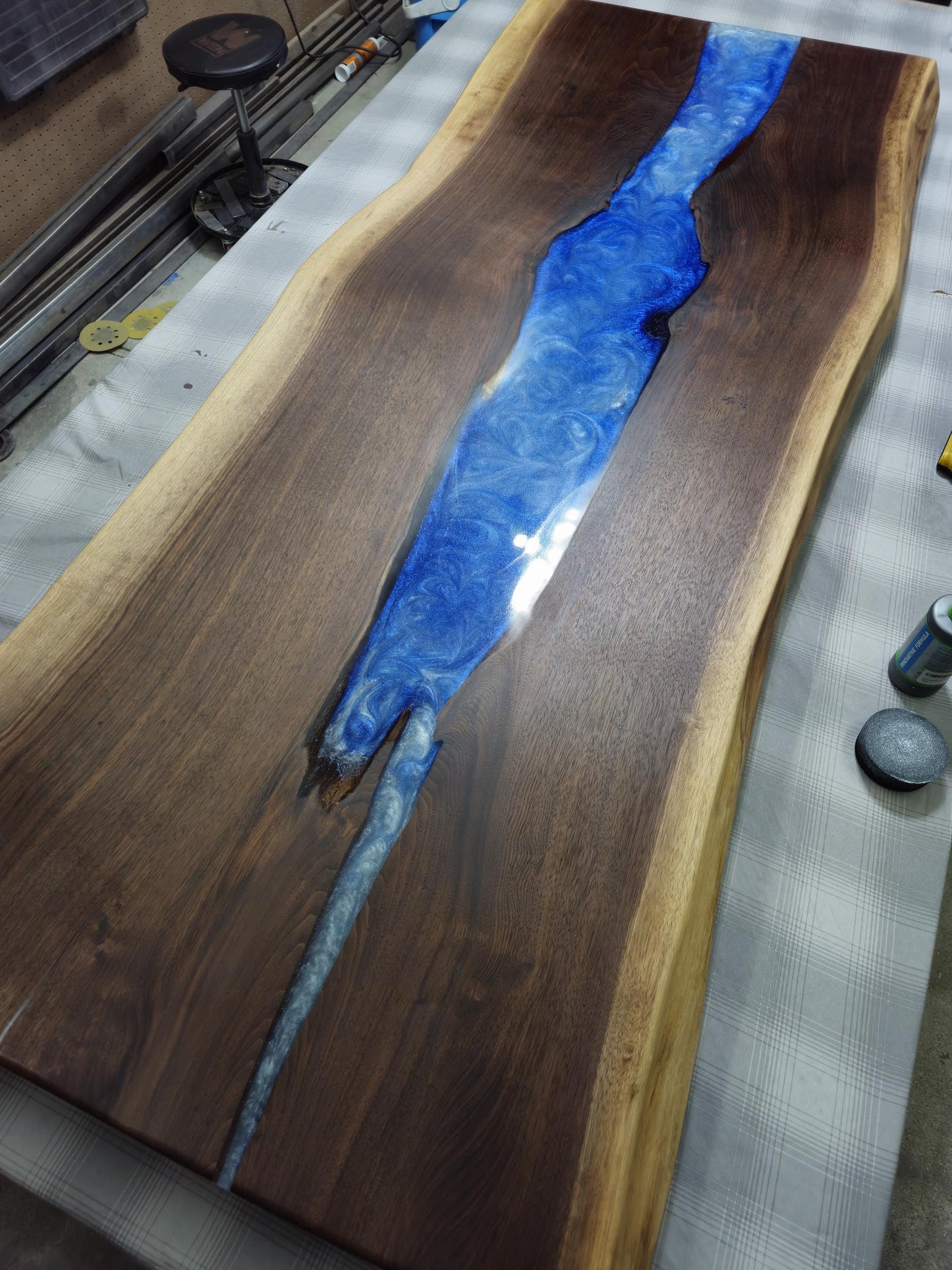 Epoxy River Table - Large Dining Room Table - New Home Furnishings