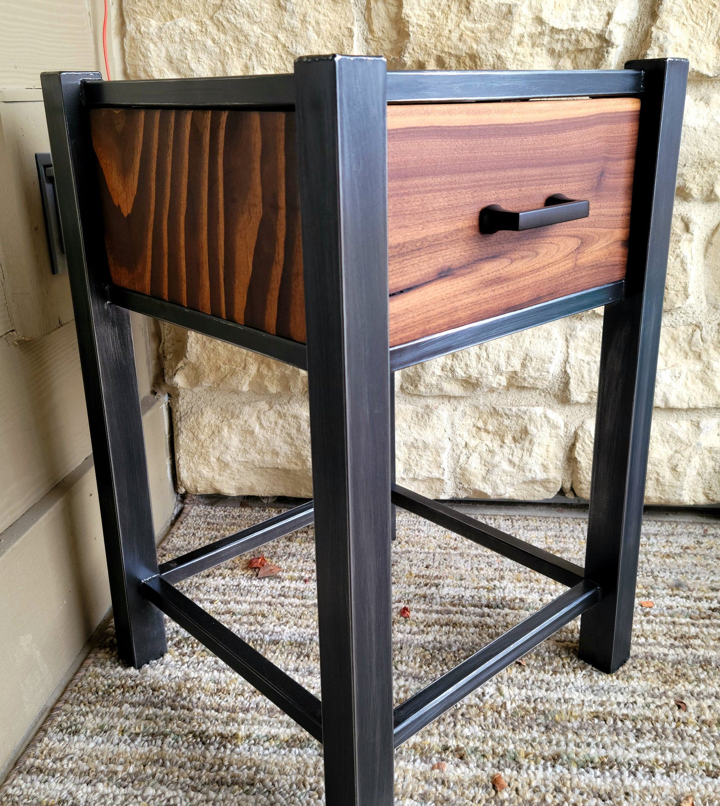 Industrial Rustic Side Tables or Nightstands - Handmade to your Specs