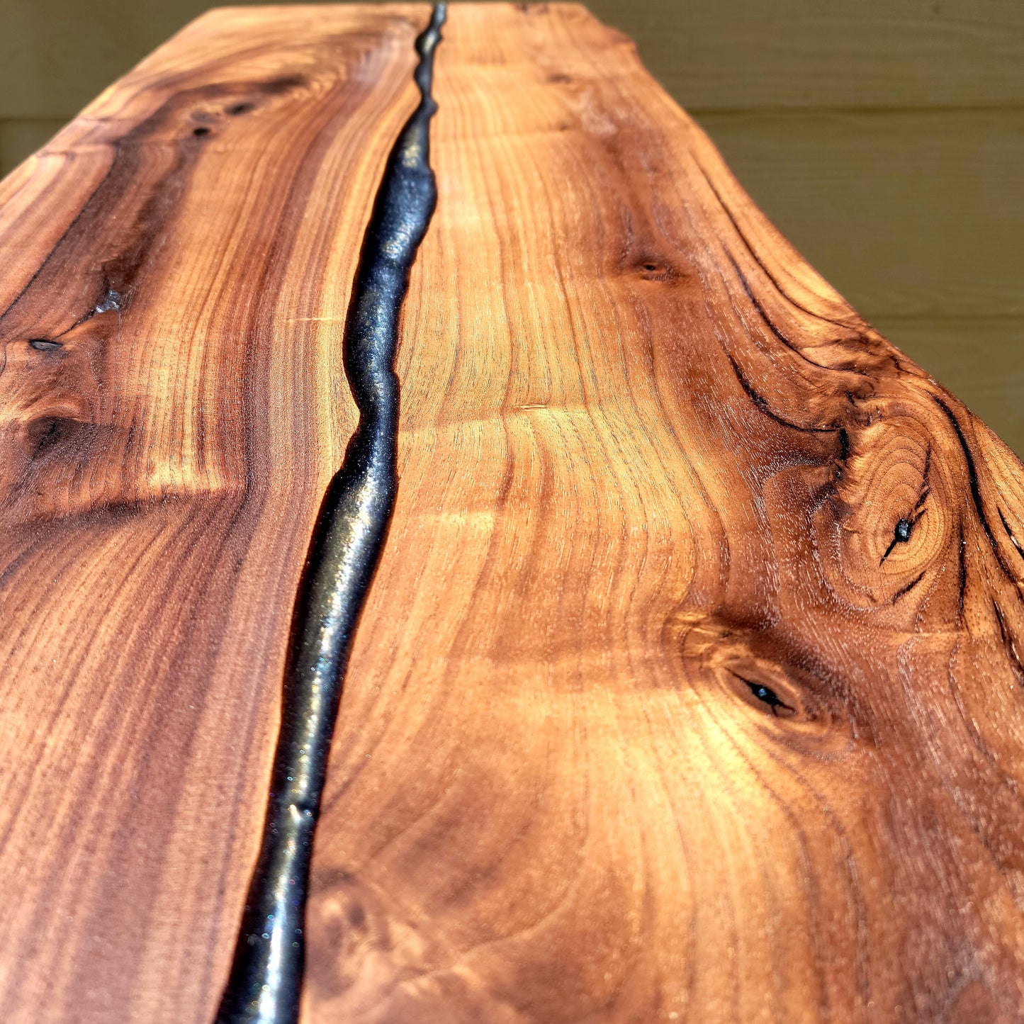 Custom Table or Bench! 100% Handmade in USA - Local Colorado Artist - real steel & American walnut