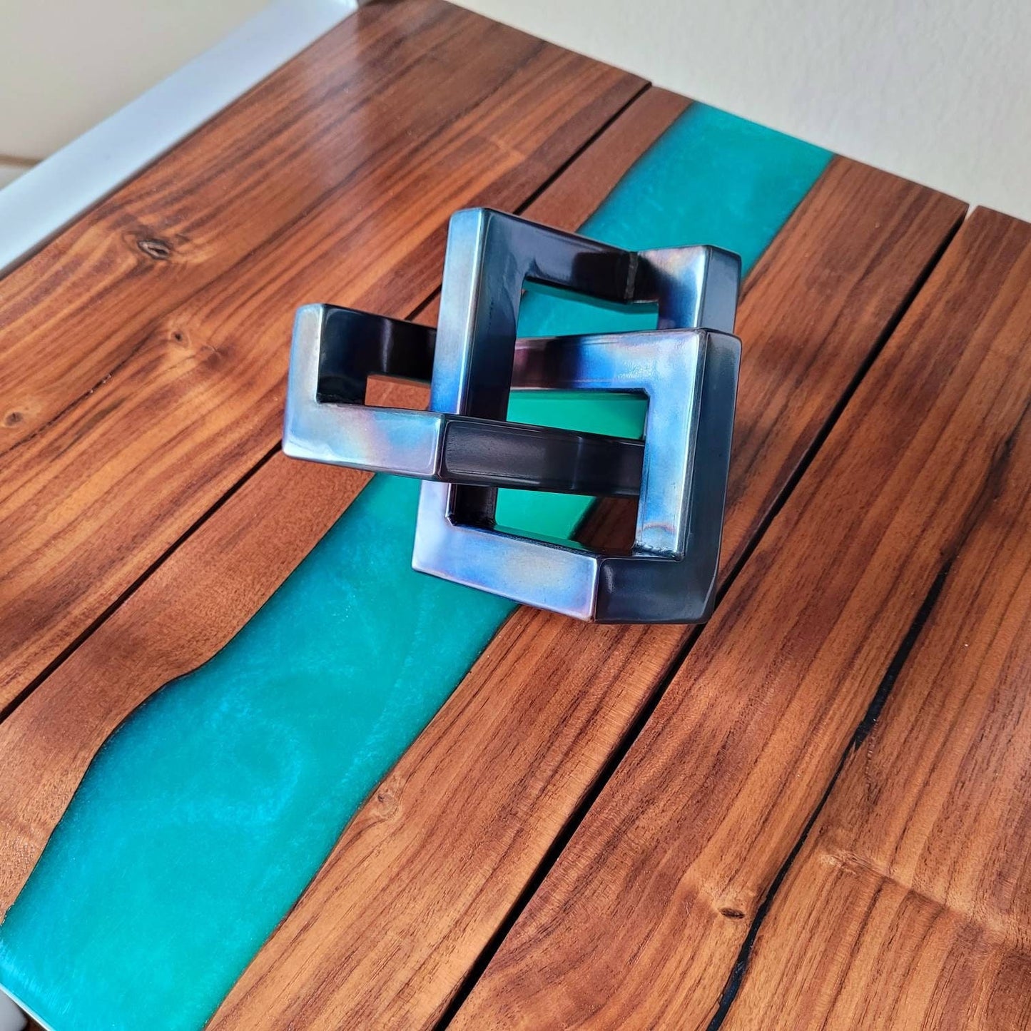Made to Order! - Heat Treated Metal Infiniti Cube