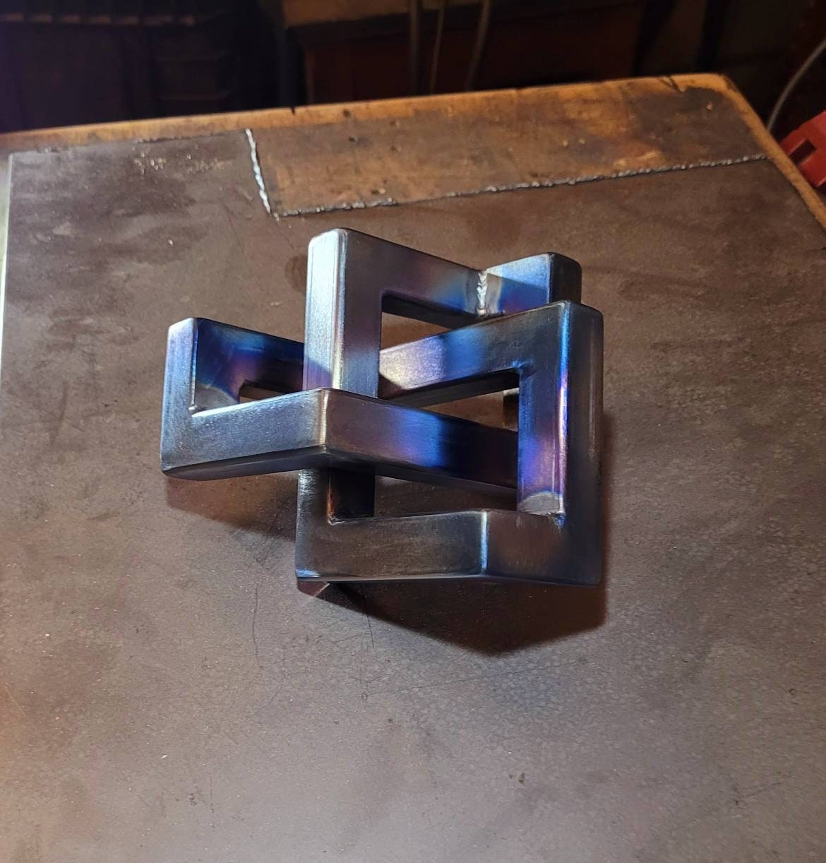 Made to Order! - Heat Treated Metal Infiniti Cube