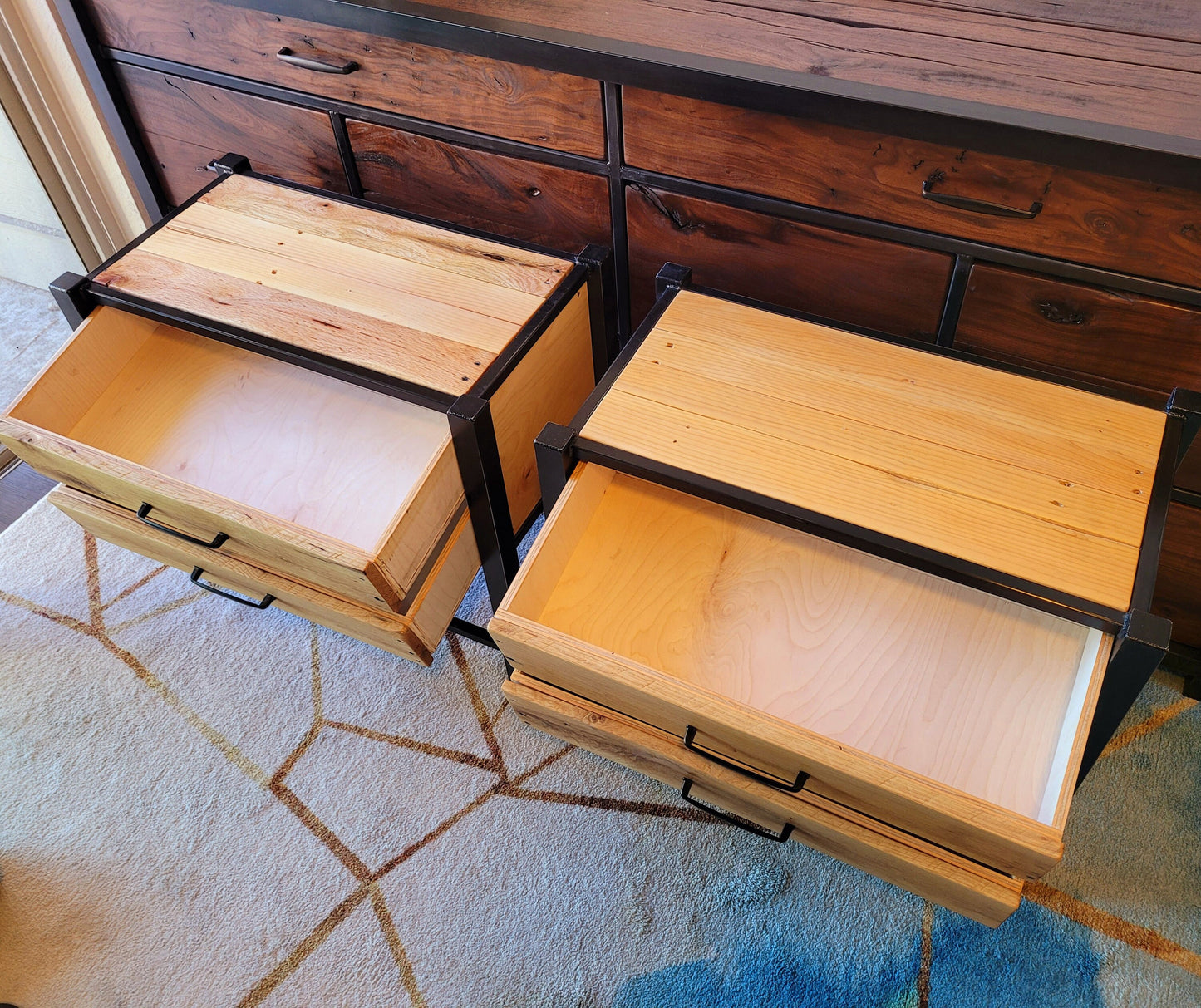 Start a Discussion! - Reclaimed White Oak Nightstands