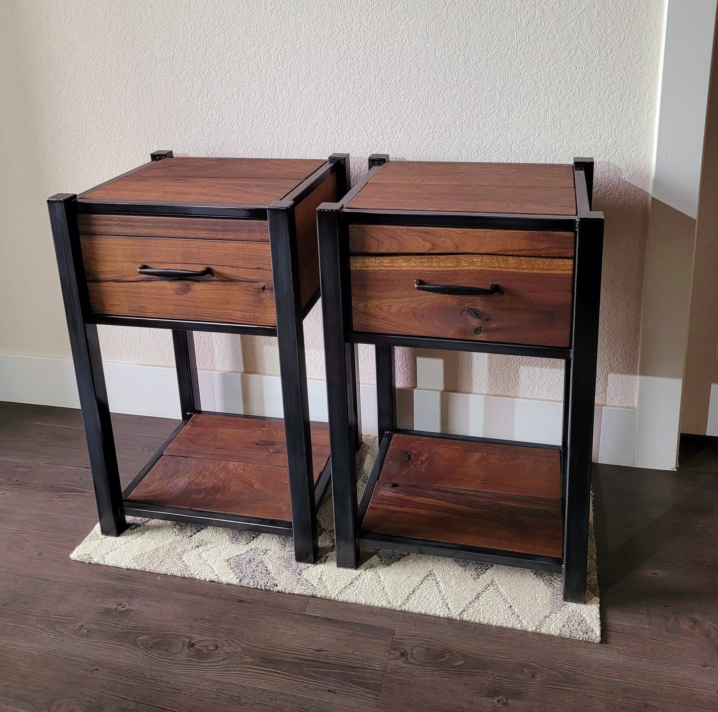 Single Drawer Side Tables - Sold in Pairs