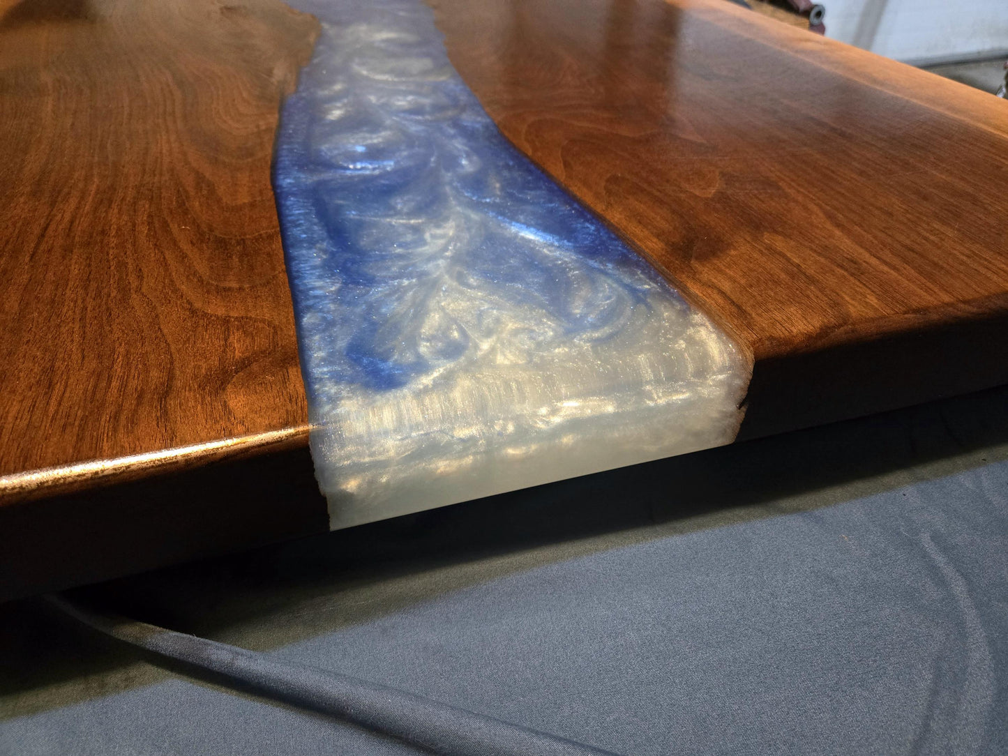Epoxy River Table - Large Dining Room Table - New Home Furnishings