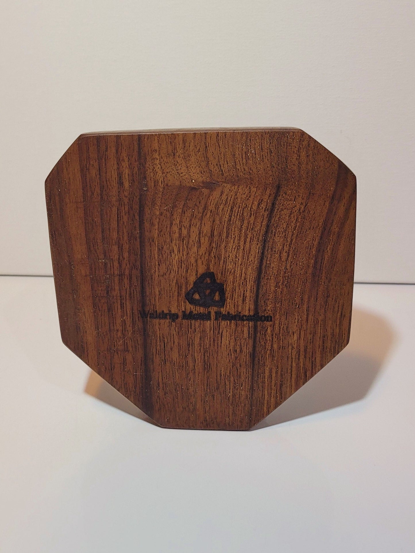 Ready to Ship! - Vitality Infused Skull - Health Red/Kiwi Burgandy - Black Walnut Base w/Kiwi & Black Onyx