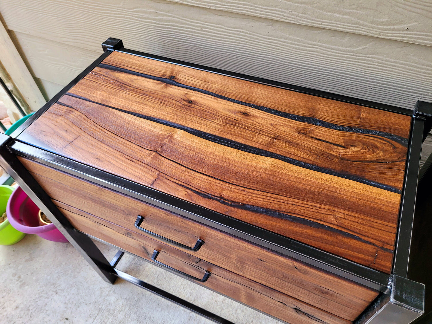 Farmhouse Industrial Nightstands - Made to Order