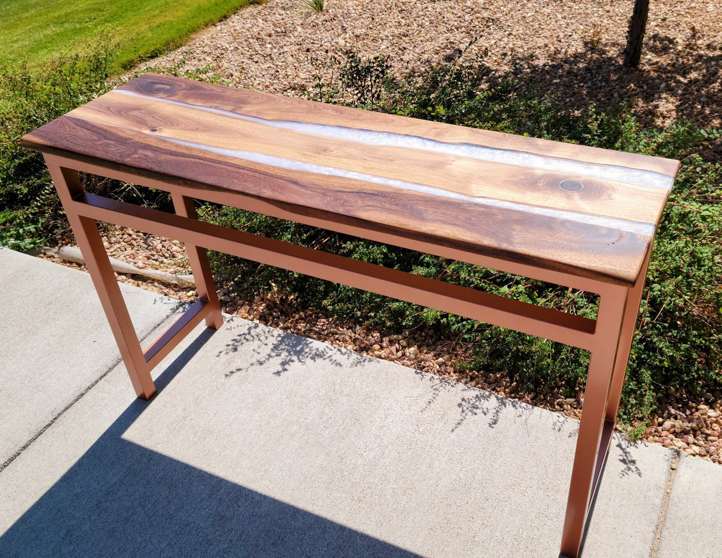 Custom Order! - Walnut Ghost Copper River Table - Made to Order by hand in Colorado!
