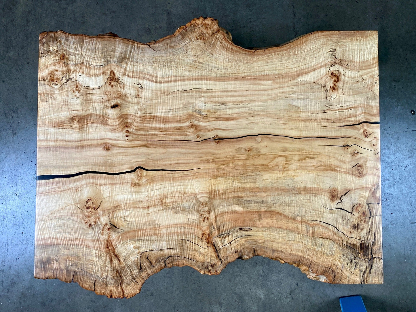 Made to Order - Mountian Modern Coffee Table - American Black Walnut with Epoxy Inlay