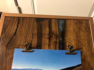 Made to Order! - Picture Holder - Home Decor - Handmade Custom Epoxy Resin