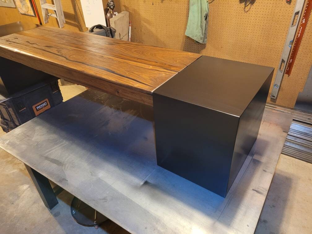 Start a Discussion! - Custom Designed Hallway/Mudroom Bench - Handmade to Order - Colorado made furniture