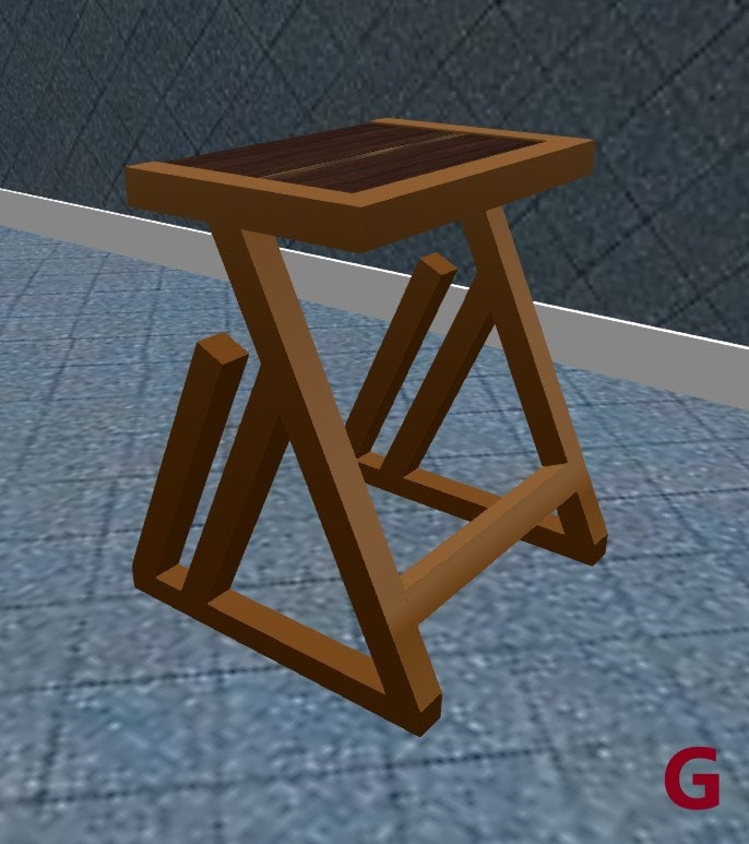 Custom Order Industrial Bar Stools - White Oak or Black Walnut - Epoxy Available
