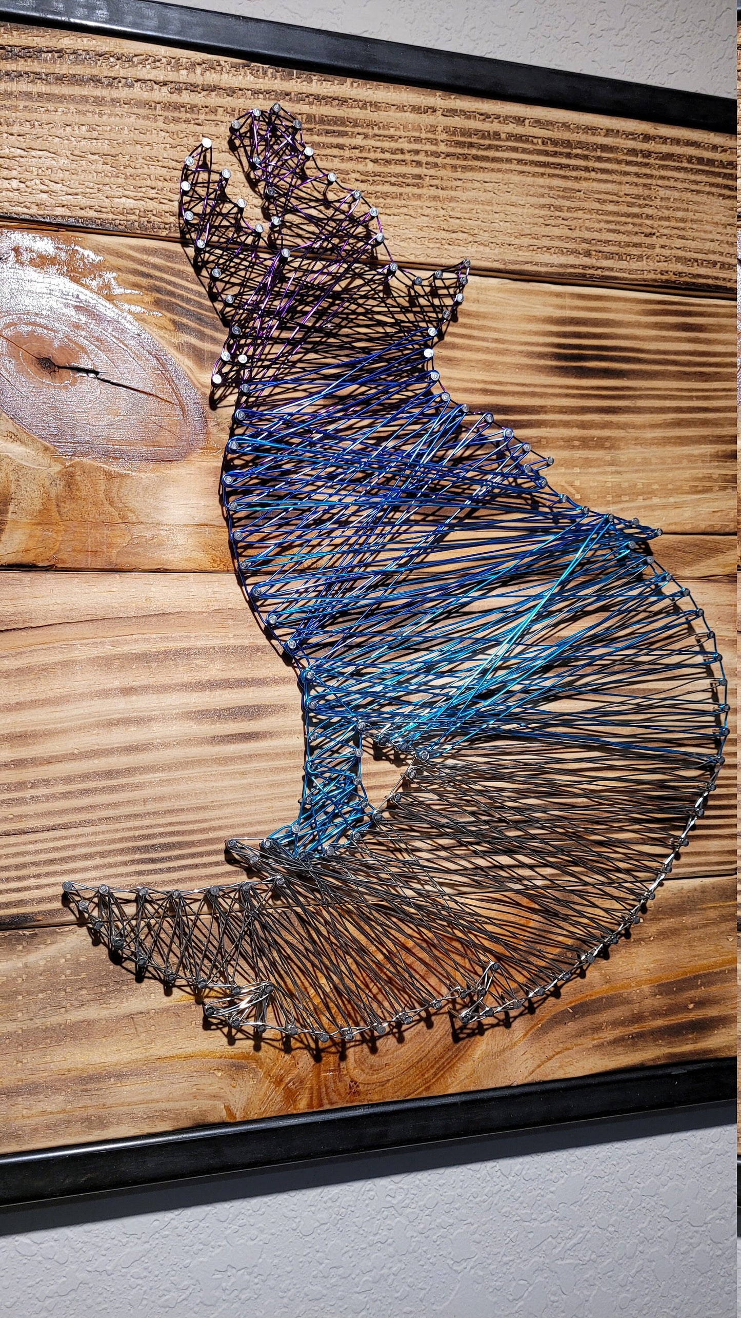 Made to Order! - Handmade Wolf Wall Art - Reclaimed Wood&Metal - Home Decor