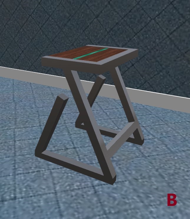 Custom Order Industrial Bar Stools - White Oak or Black Walnut - Epoxy Available