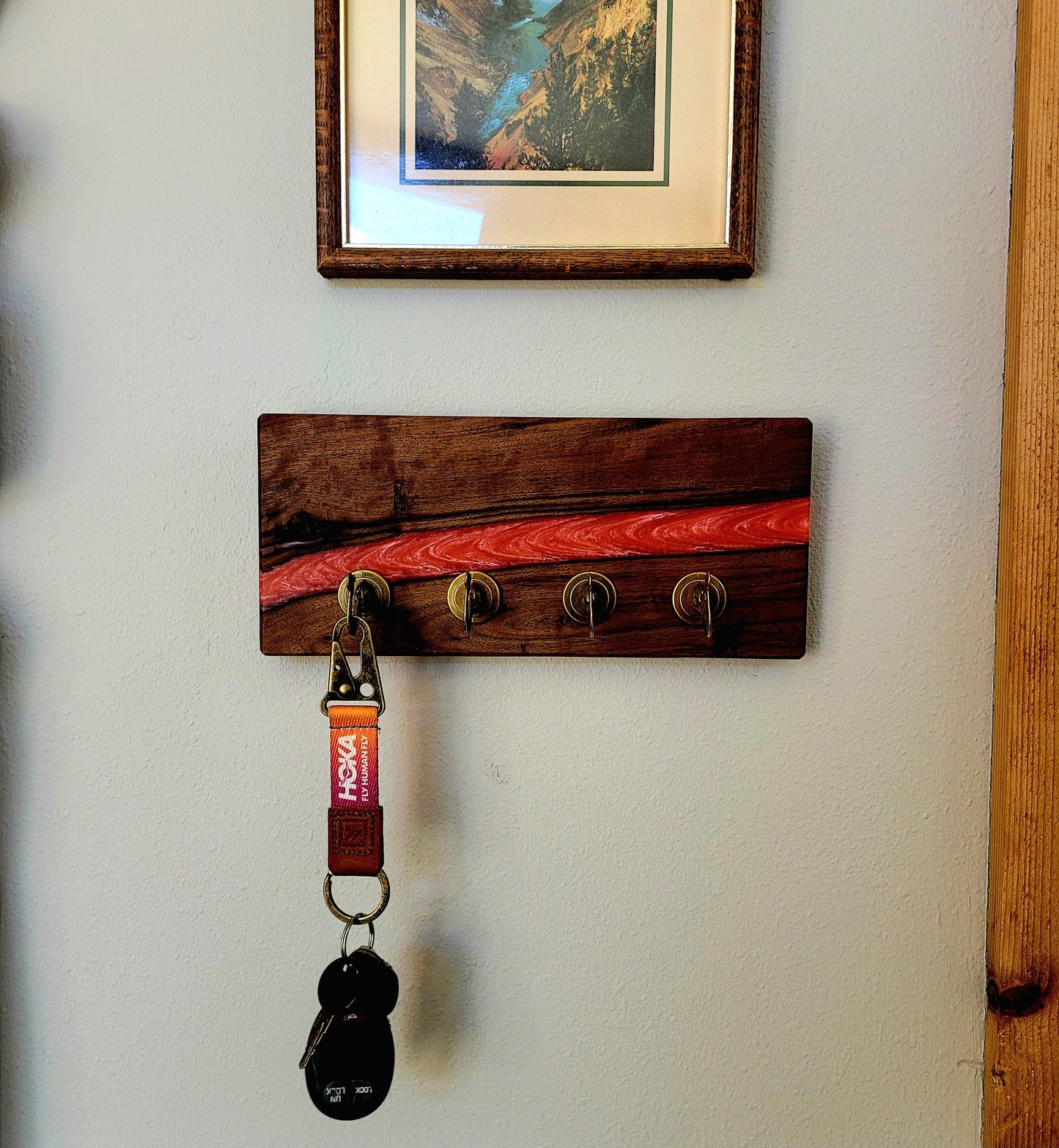 Made to Order! - Any Color Key Holder - Lanyard Hook - Jacket Hanger - Doorway Keys
