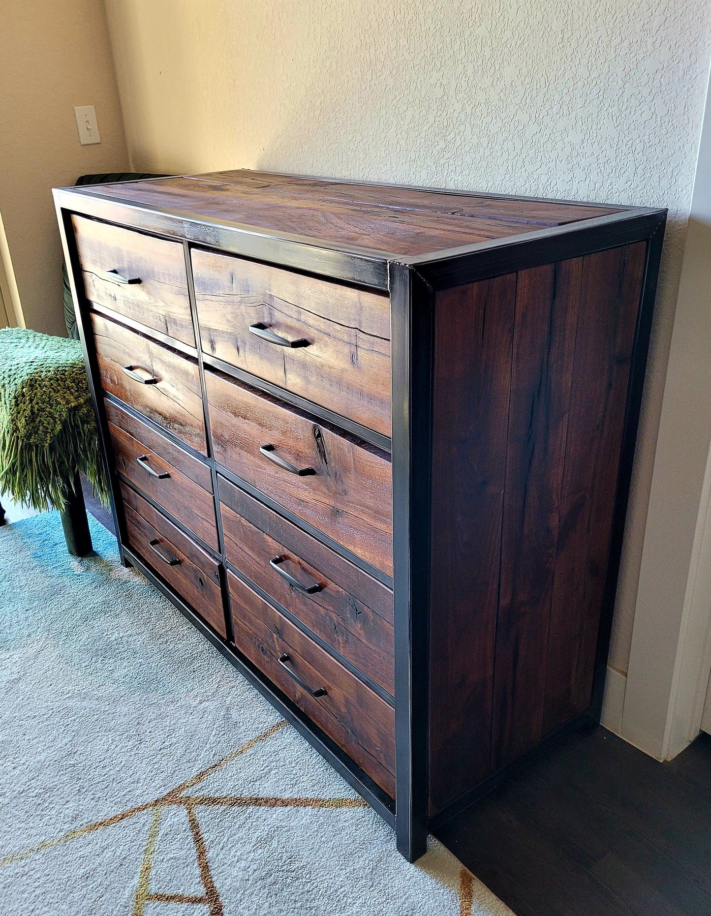 Start a Custom Order! - Eight Drawer Walnut Dresser - Handmade in Colorado