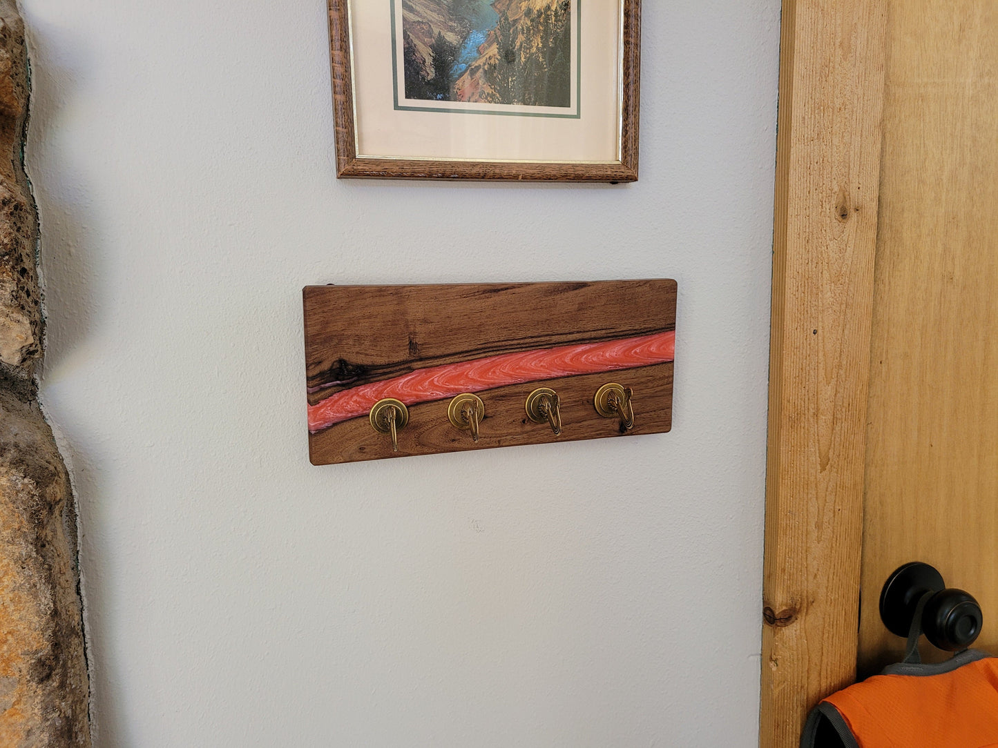 Made to Order! - Any Color Key Holder - Lanyard Hook - Jacket Hanger - Doorway Keys