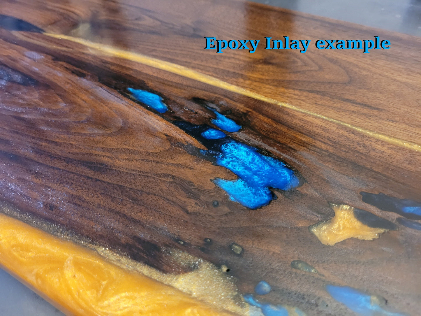 Custom Order! - Oversized Barndoor Dresser - Handmade to Spec - American Black Walnut & Epoxy Inlay
