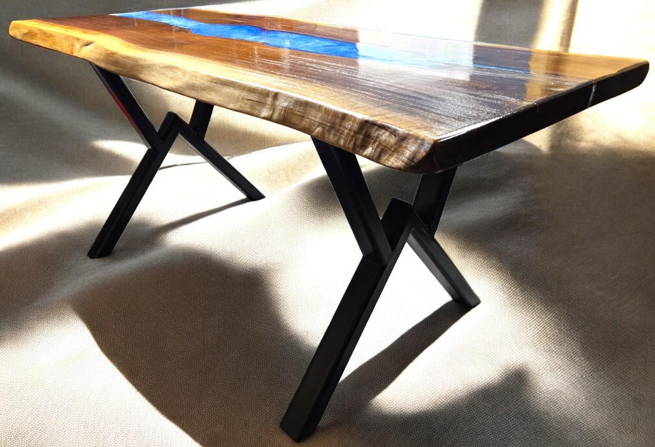 Epoxy River Table - Large Dining Room Table - New Home Furnishings