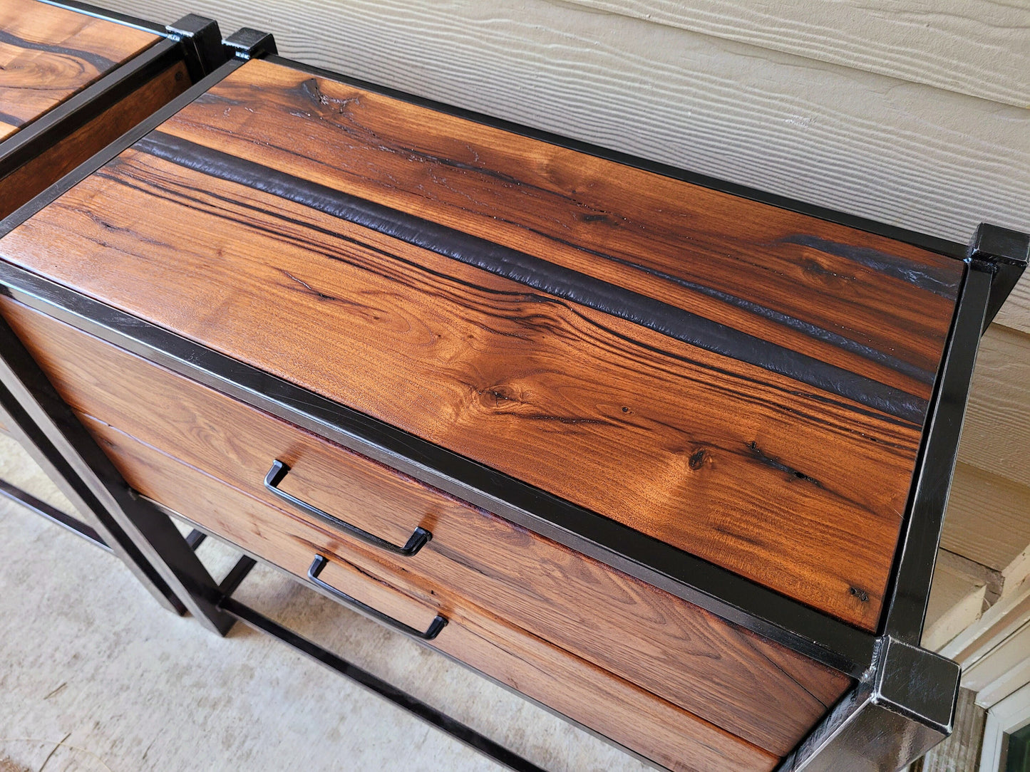 Farmhouse Industrial Nightstands - Made to Order