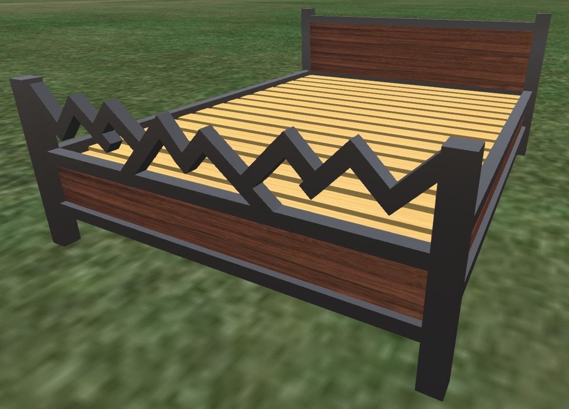 Start a Discussion! - Mountain Bed - Industrial Rustic - Handmade in Colorado