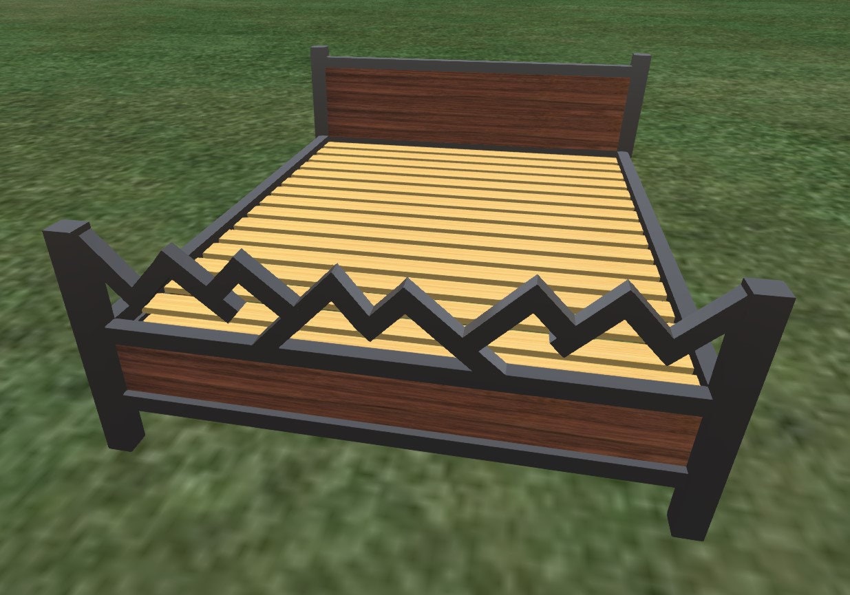 Start a Discussion! - Mountain Bed - Industrial Rustic - Handmade in Colorado