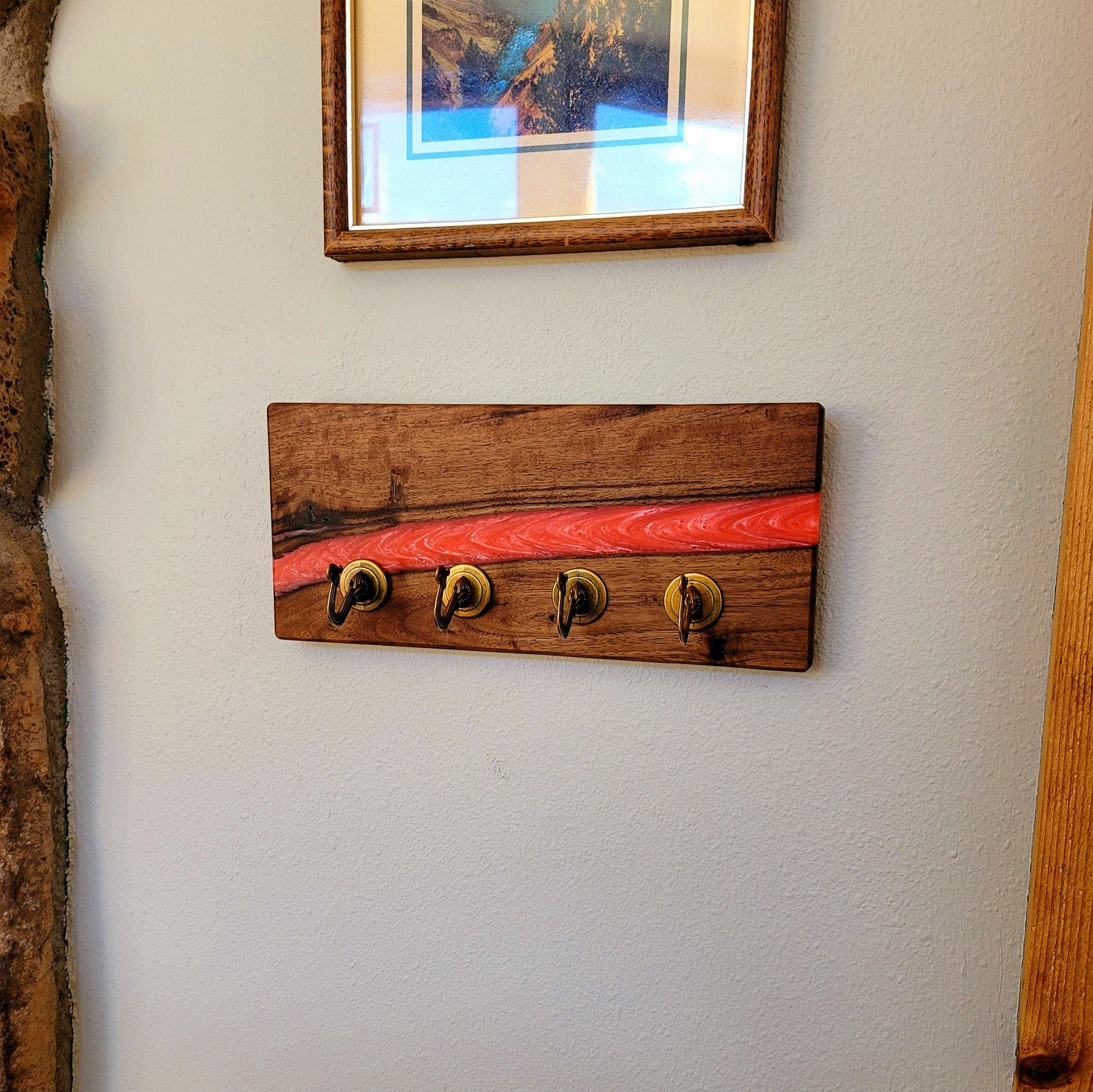Made to Order! - Any Color Key Holder - Lanyard Hook - Jacket Hanger - Doorway Keys