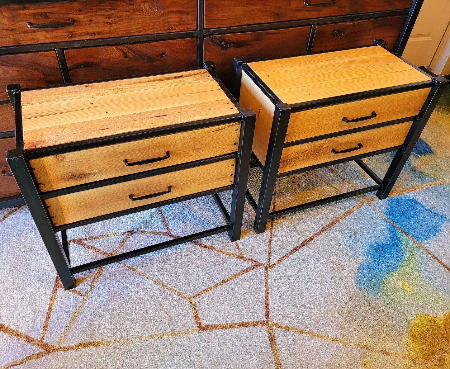 Start a Discussion! - Reclaimed White Oak Nightstands