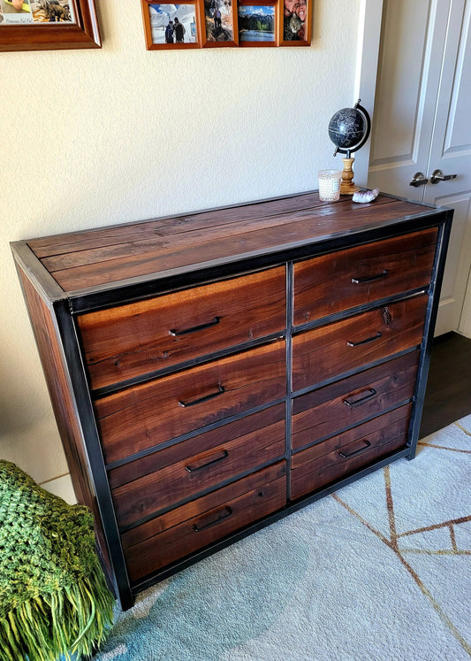 Start a Custom Order! - Eight Drawer Walnut Dresser - Handmade in Colorado