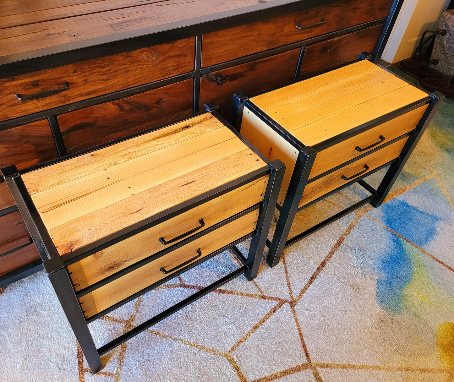 Start a Discussion! - Reclaimed White Oak Nightstands