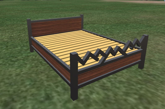 Start a Discussion! - Mountain Bed - Industrial Rustic - Handmade in Colorado