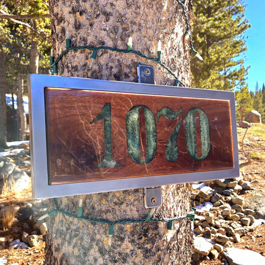Street Number Sign ~ Custom made for your home!