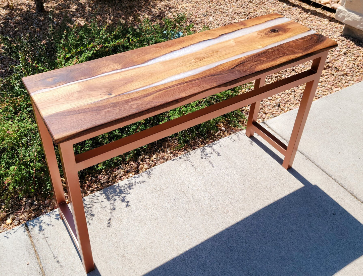 Custom Order! - Walnut Ghost Copper River Table - Made to Order by hand in Colorado!