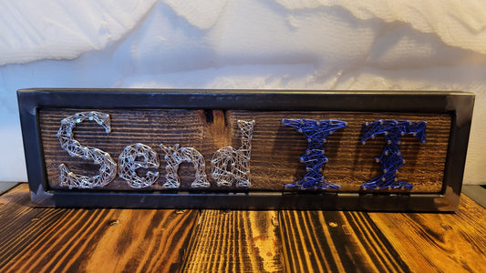 Ready to Ship! - Time to "Send IT" home decoration - Reclaimed Wood & Metal - Handmade - Fast Shipping