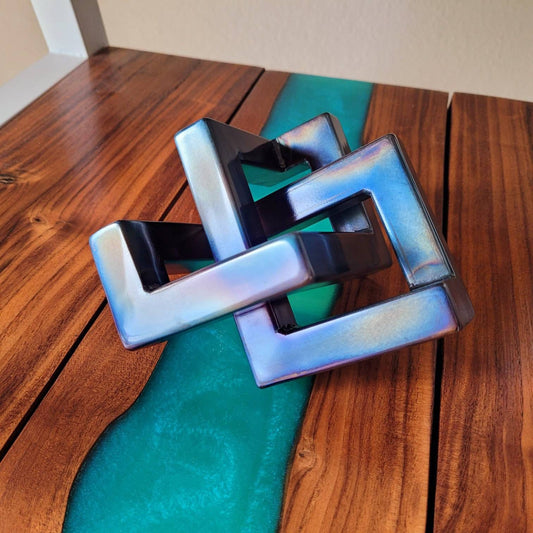 Made to Order! - Heat Treated Metal Infiniti Cube