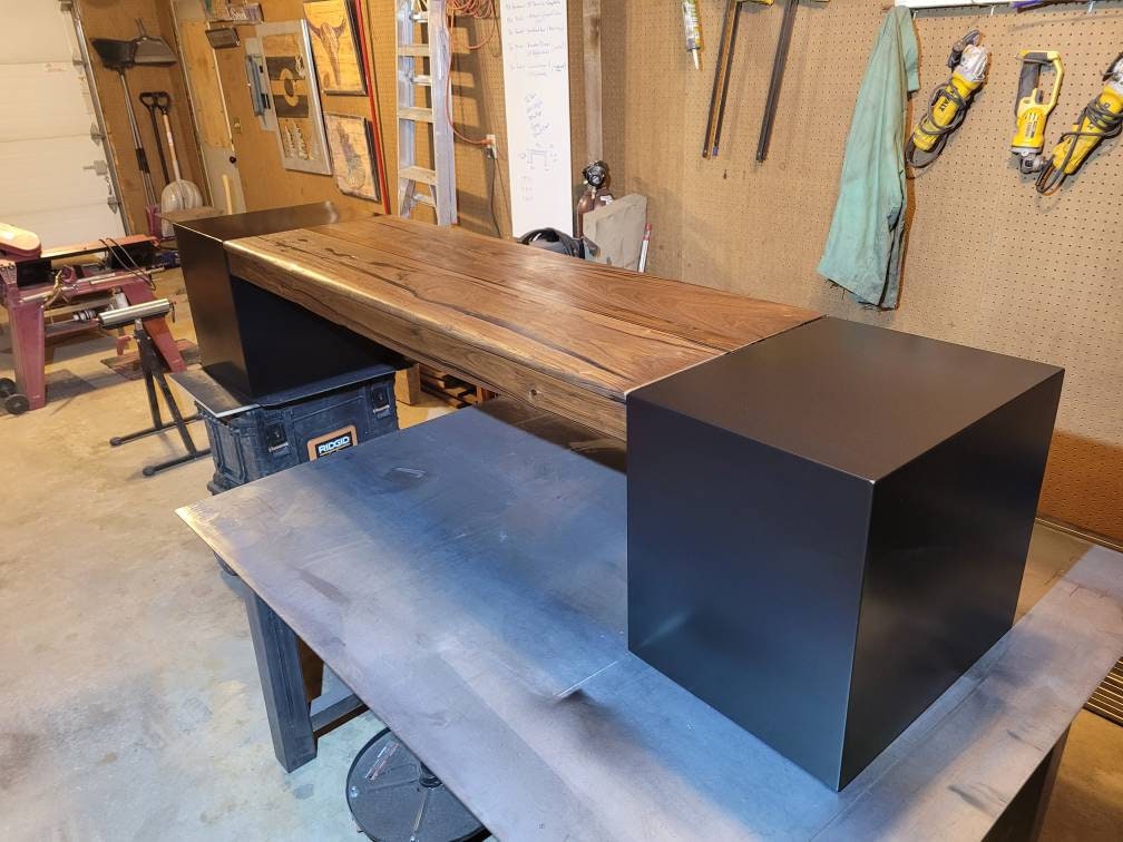 Start a Discussion! - Custom Designed Hallway/Mudroom Bench - Handmade to Order - Colorado made furniture