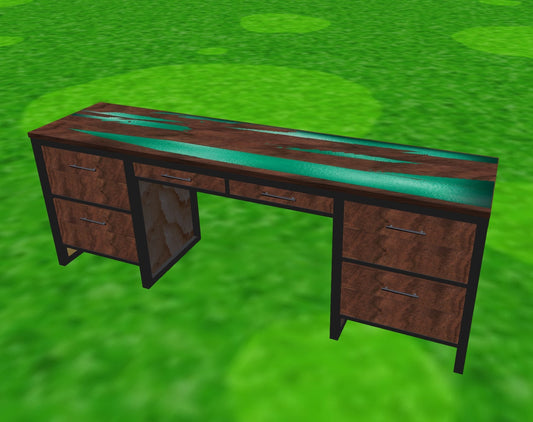 Start a Discussion! - Custom Epoxy Desk Handmade in Colorado