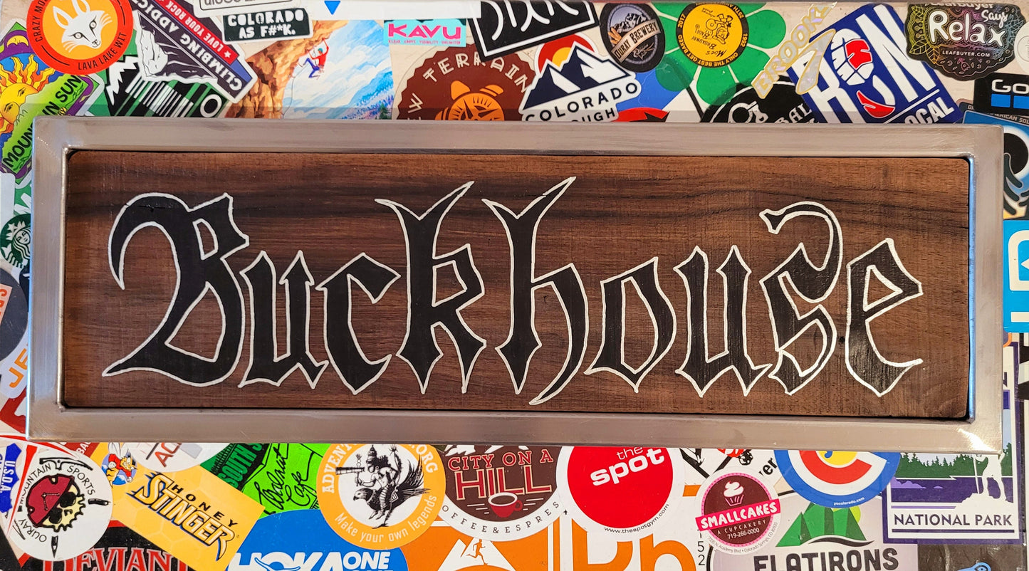 Made to Order! - Handmade Wood Signs - Your Name Gamertag Sports Team Whatever You Want - Real Metal & Wood