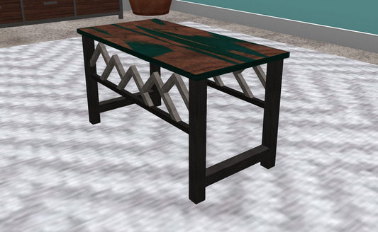Made to Order - Mountian Modern Coffee Table - American Black Walnut with Epoxy Inlay