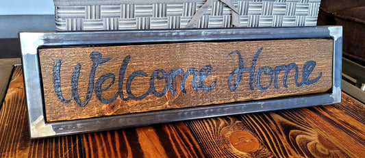 Ready to Ship - Welcome Home Sign - Custom Home Decor