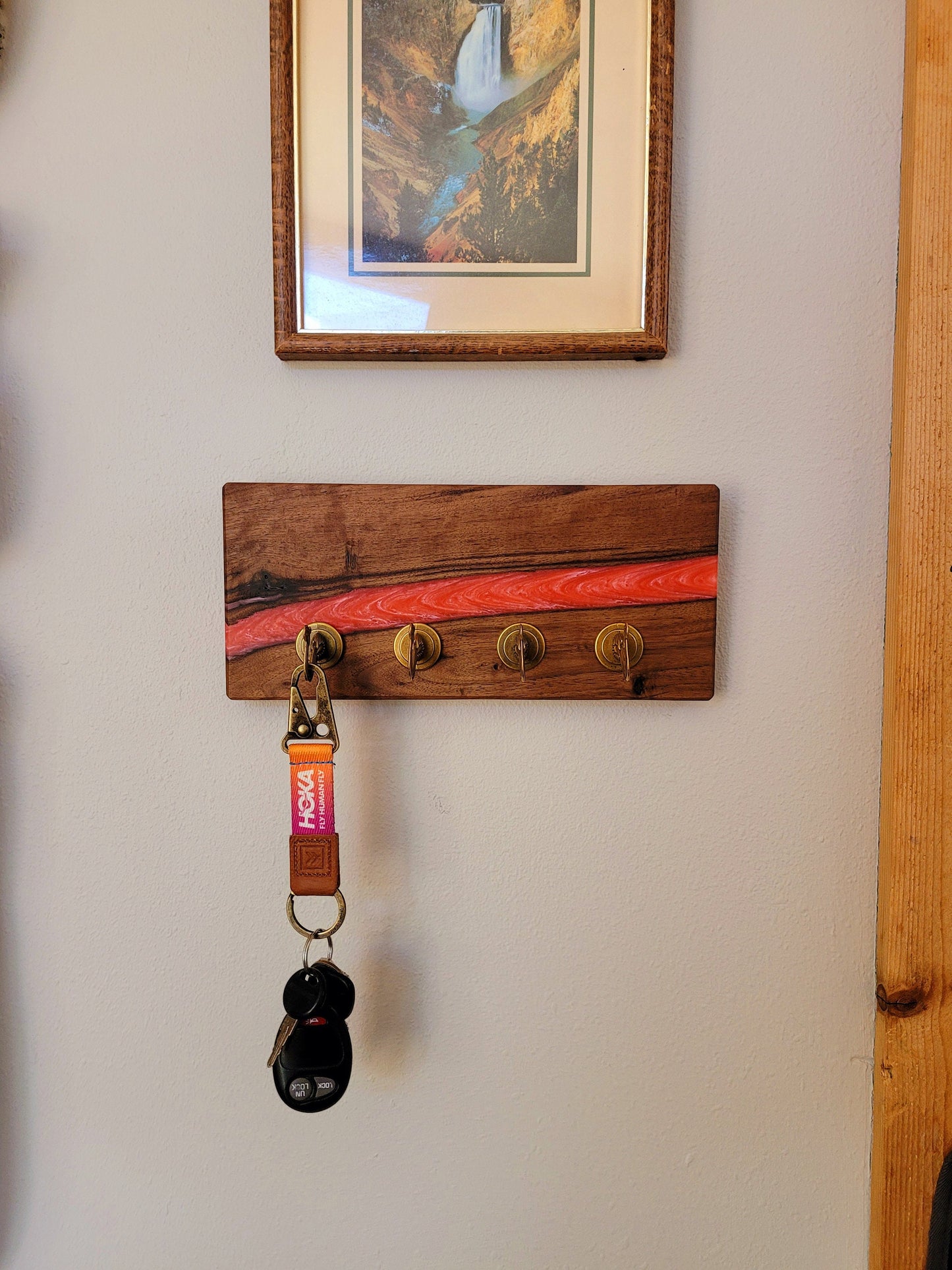 Made to Order! - Any Color Key Holder - Lanyard Hook - Jacket Hanger - Doorway Keys