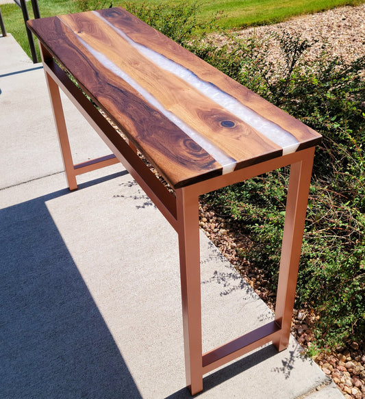 Custom Order! - Walnut Ghost Copper River Table - Made to Order by hand in Colorado!