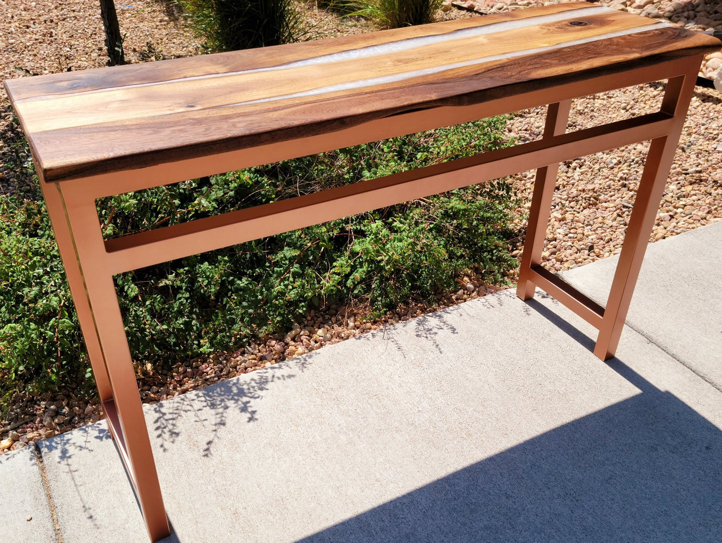 Custom Order! - Walnut Ghost Copper River Table - Made to Order by hand in Colorado!